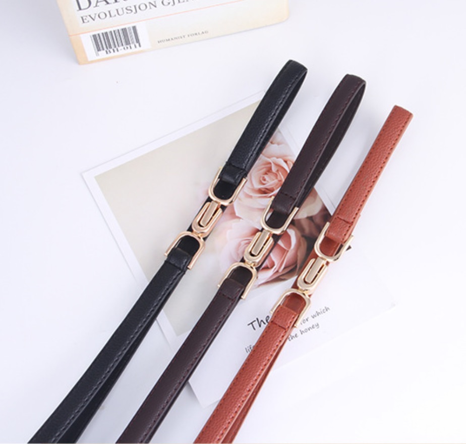 Ikat Ban Pinggang Adjustable HOT TREND A115 Korea Fashion Kulit Gasper Kecil Sabuk Cewe Belt Wanita