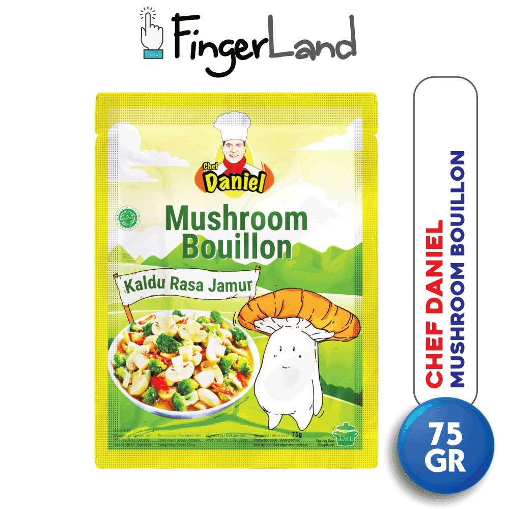 

CHEF DANIEL Mushroom Bouillon 75 gram Kaldu Jamur