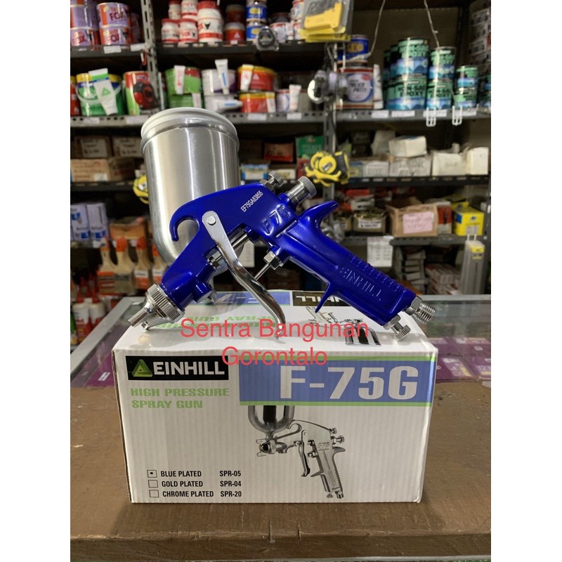 Spray Gun einhill F 75 blue plated