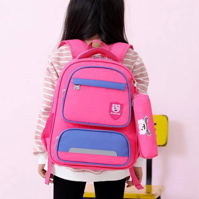 tas sekolah anak laki-laki anak perempuan backpack sekolah anak tk sd smp sma kuliah Import Tas bahu