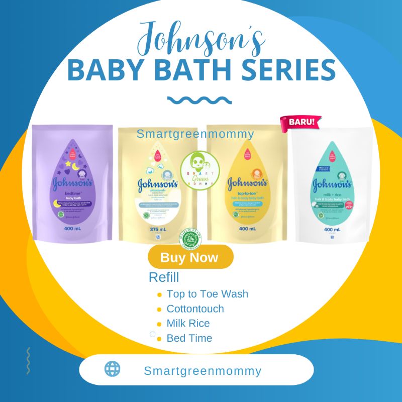 Johnson's baby hair body wash Top to Toe Johnson's Cottontouch Johnson's baby bath Johnson's Bedtime Johnson's Shampoo sabun Bayi Refill