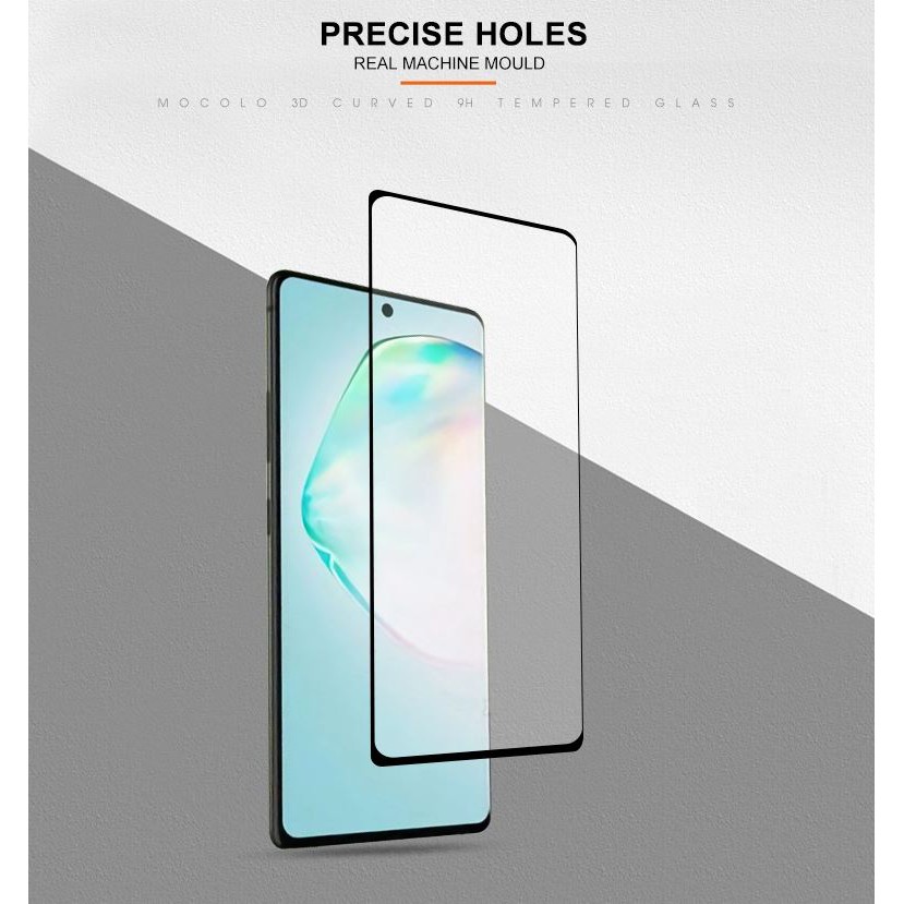 Mocolo Samsung A11 A21 A31 A51 A71 A91 Tempered Glass Full Screen Cover Edge Guard Oleophobic