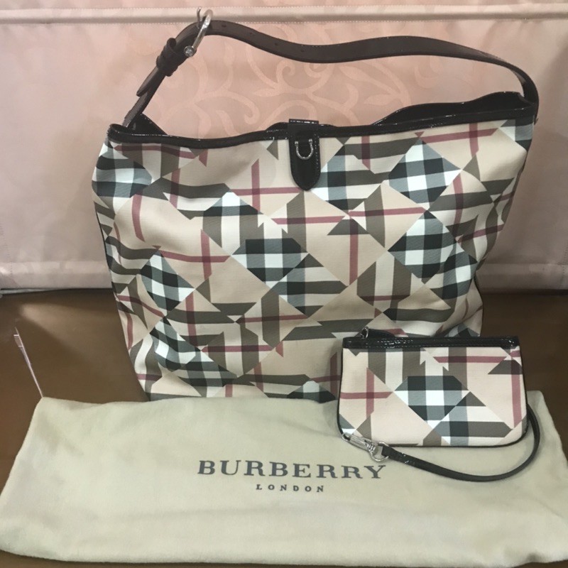 Preloved Burberry Tote Bag Authentic