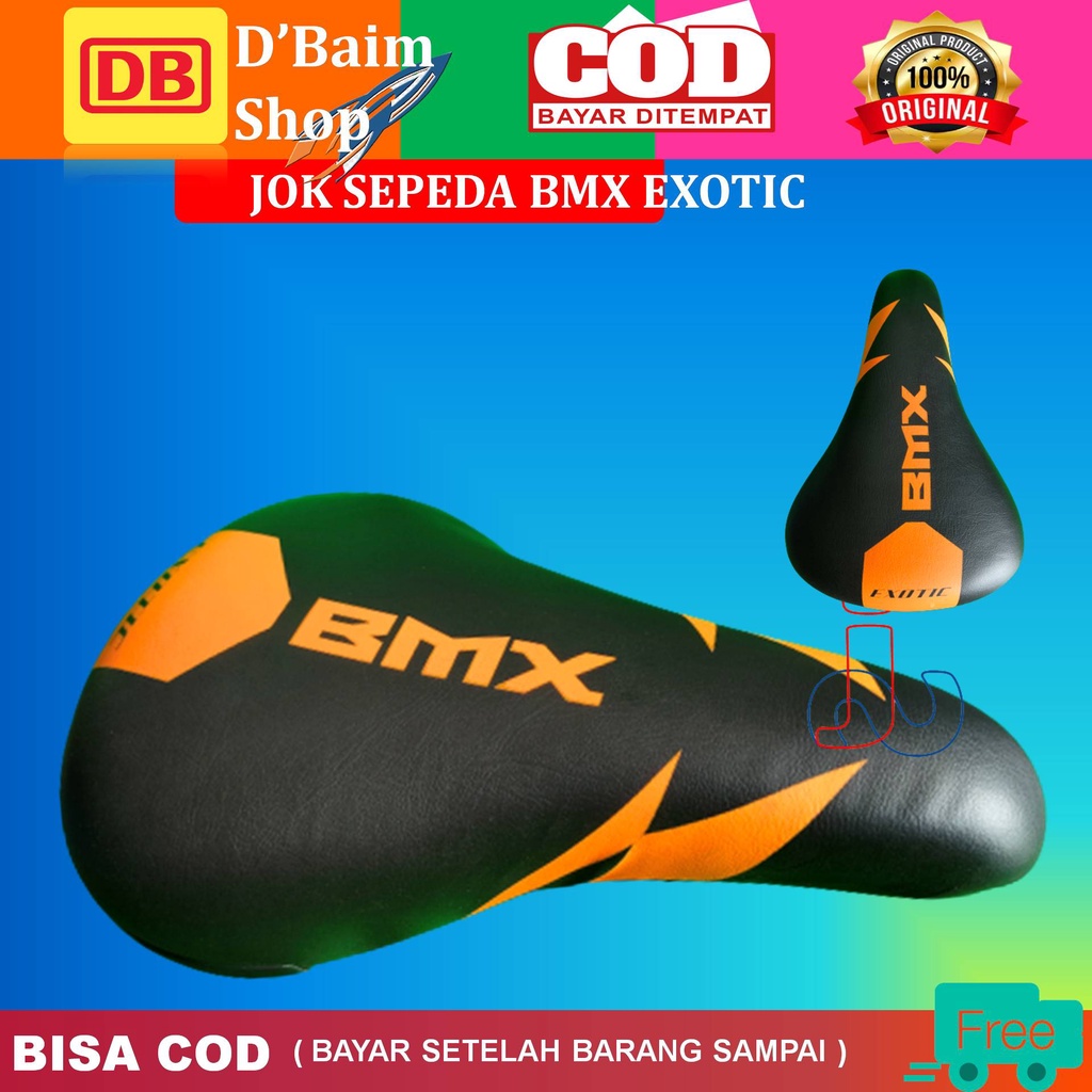 Sadel Sepeda BMX Jok Sepeda BMX Exotic Super Empuk ET G-313