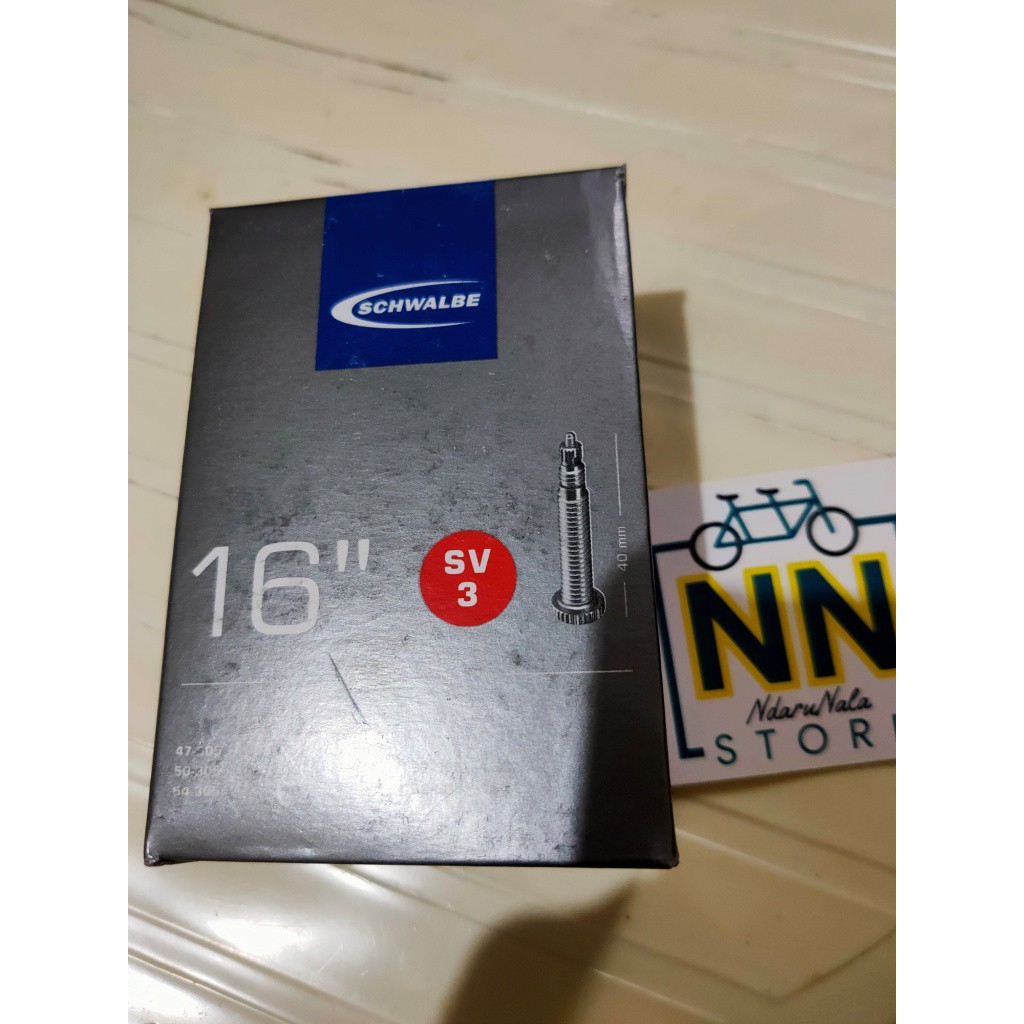 Ban Dalam 16 murni Schwalbe SV3 seli nn store sepeda gowes