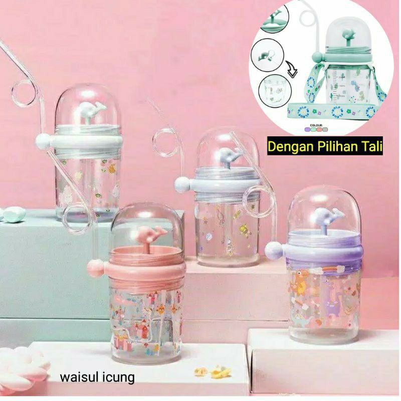 BOTOL MINUMAN ANAK LUMBA AIR MANCUR LUCU BPA FREE