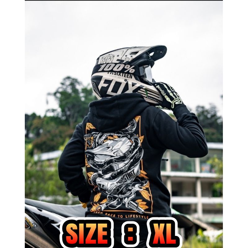 PROSTREET | HOODIE | SNAKE SUPERMOTO | ORIGINAL | SIZE : XL
