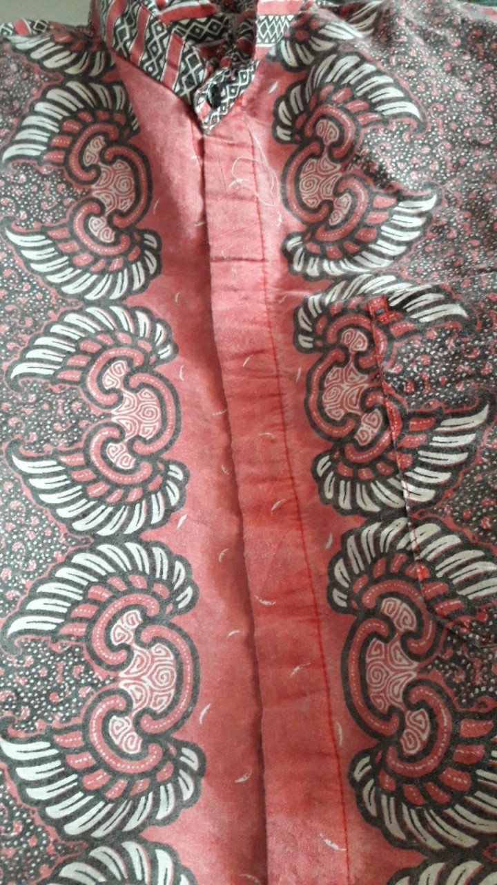 Bswart Batik Hrb026 Kenongo Hem Pendek Padi Pekalongan M L Xl Batik Pria Murah Modern Grosir