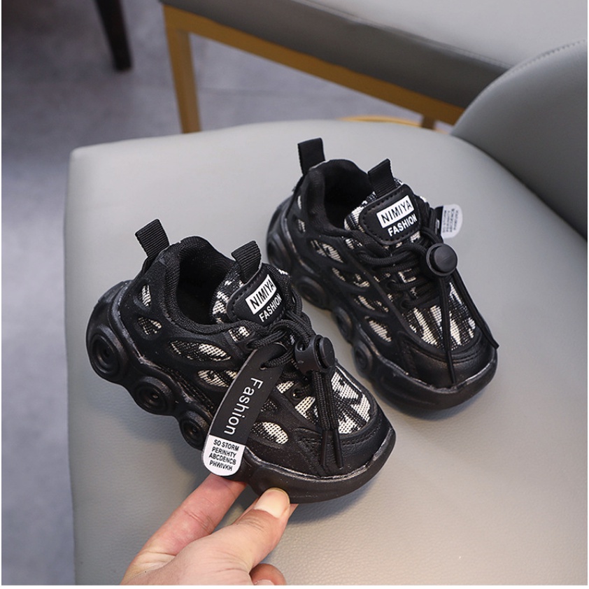 babyfit [size 21-30]sepatu lampu LED MIEWA sneakers anak import qt-0531r