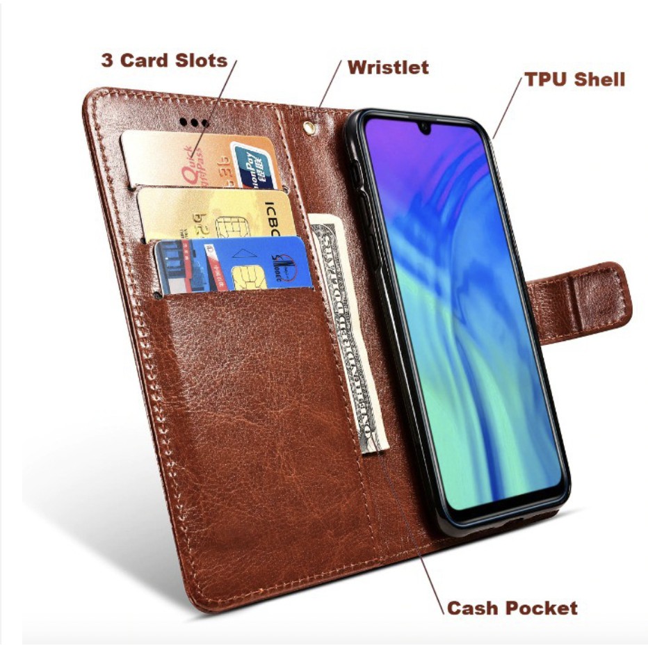 Casing Redmi Note 10 Flip Cover Wallet Leather Case Harap baca deskripsi