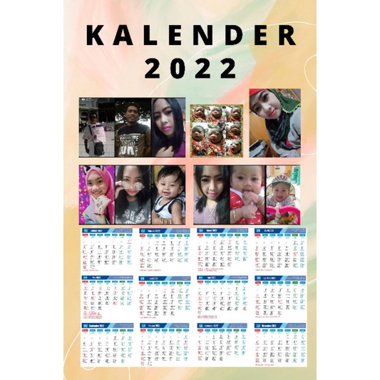 

KALENDER CUSTOM / KALENDER 2022