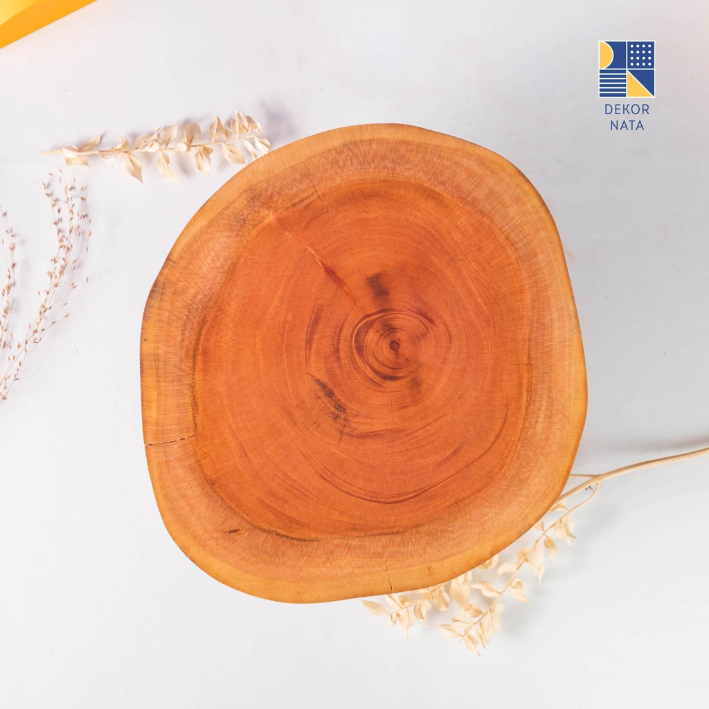 

Dekornata Wooden Slice (NO BARK) 25-30 / Coaster Kayu / Talenan/Alas Kayu