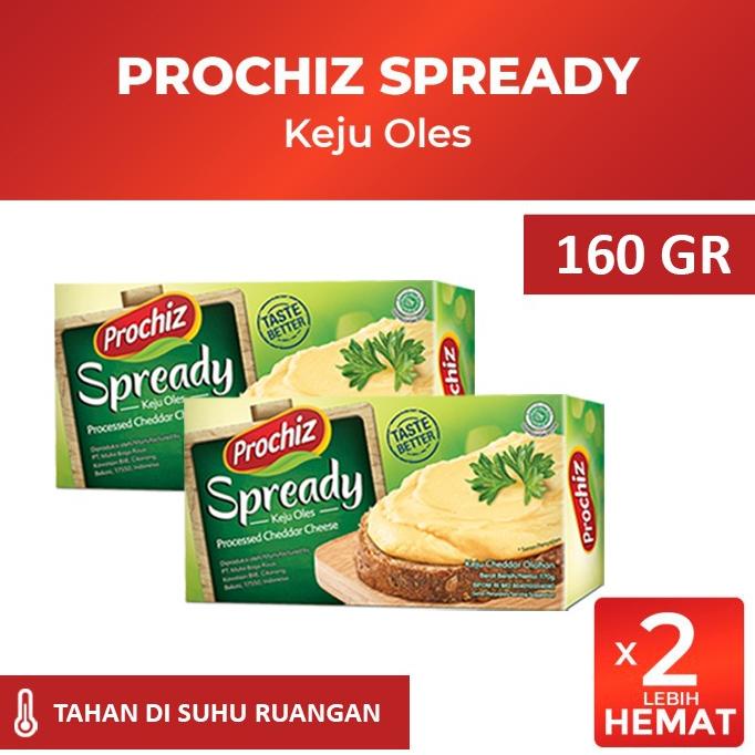 

Big Sale Keju PROCHIZ Spready 160 gr Double Pack Big Sale