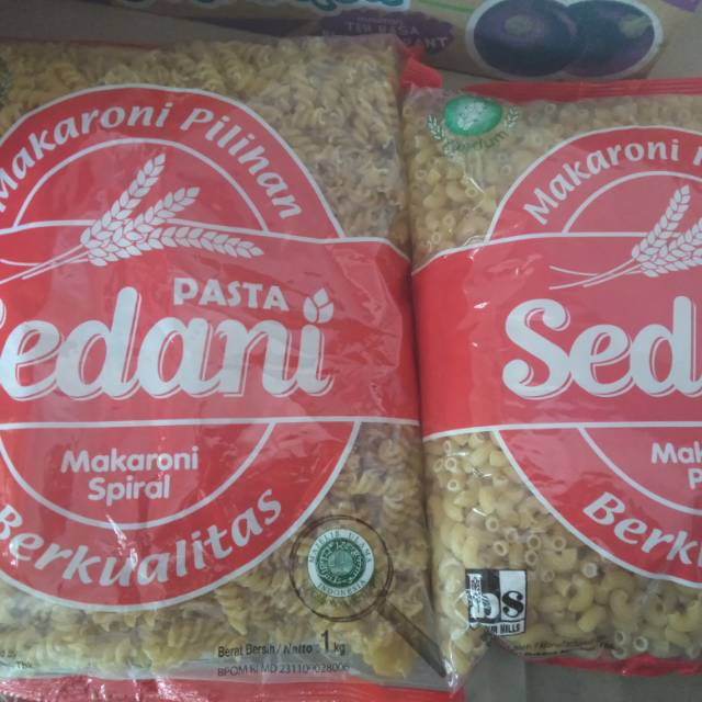 Makaroni Sedani repack 100 gram