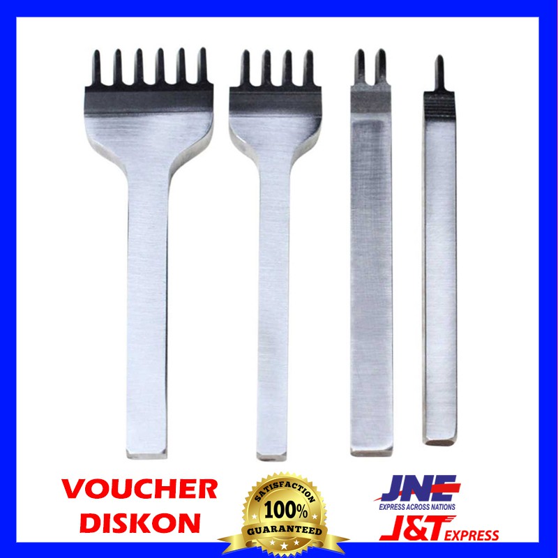 

Alat DIY Kulit Leathercraft Hole Punches Stitching Tool 1 2 4 6 Prong