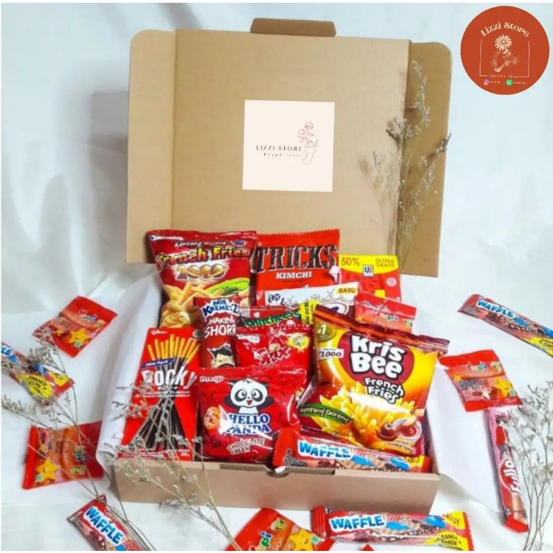

PROMO HAMPERS SNACK BOX / GIFT BOX / SNACKHAMPERS WISUDA ANNIV ULTAH MURAH MERIAH