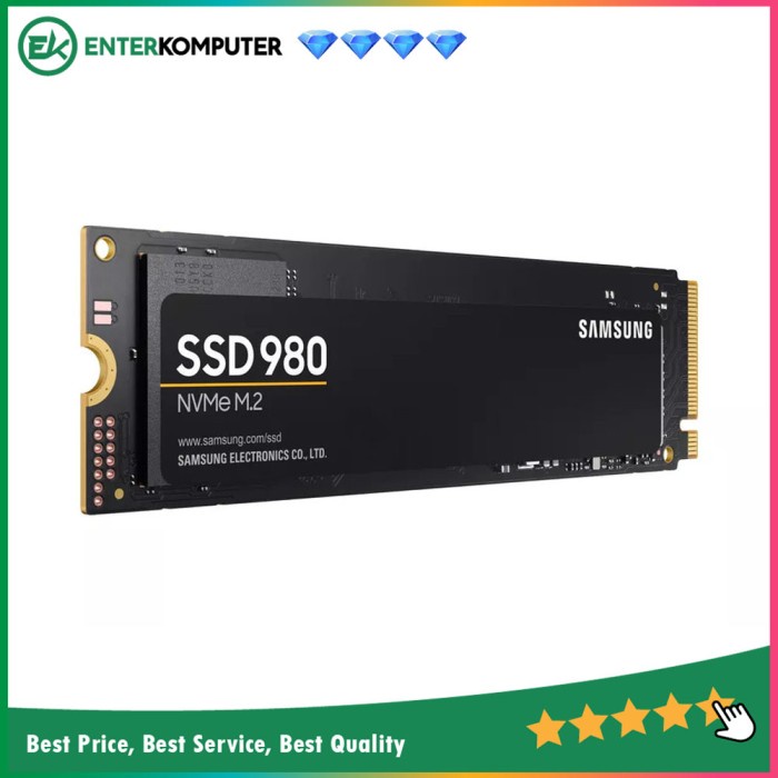 Samsung SSD 980 M.2 PCIe Gen3 x4 500GB MZ-V8V500BW - Grs 5th