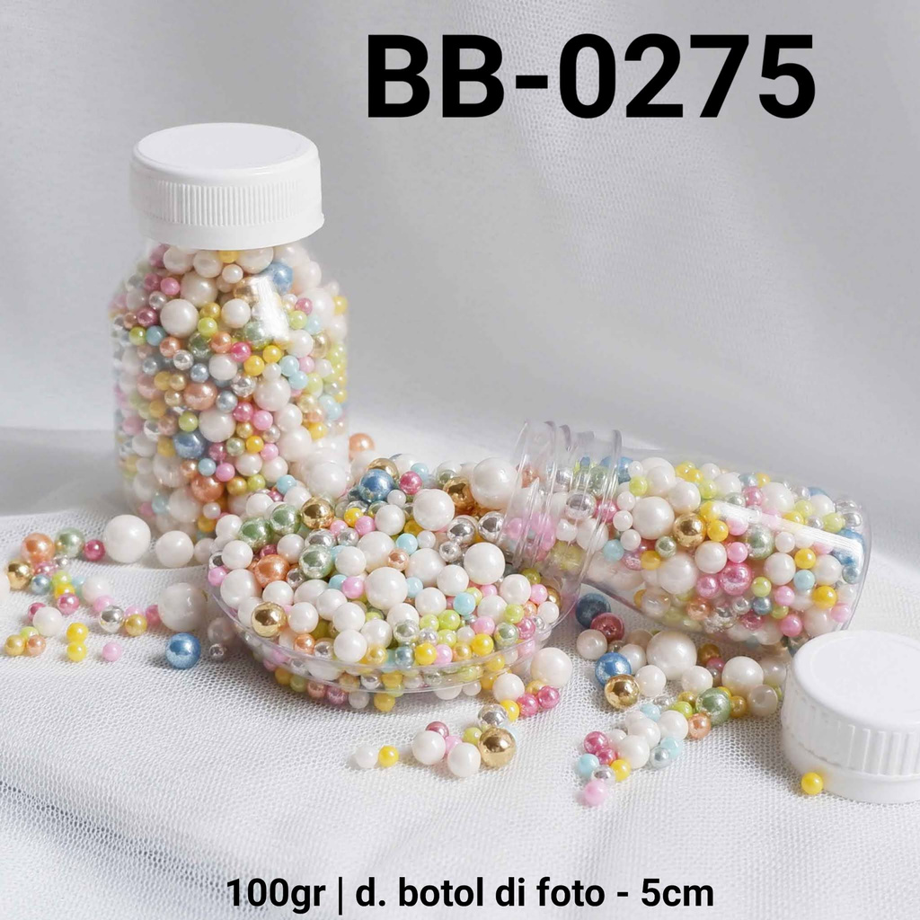 

BB-0275 Sprinkles sprinkle springkel 100gr mutiara perak emas mix yamama baking grosir murah sprinkles cake dekorasi mutiara trimit decoration story sprinklestory sprinklesstory sprinkle story yamama baking