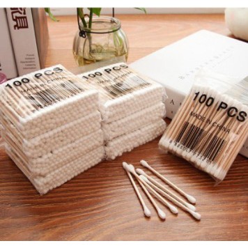 Korek Kuping Bayi isi 200pcs / Pembersih Telinga Anak / Baby Wooden Cotton Buds Eco Friendly / cutton buds isi 200pcs