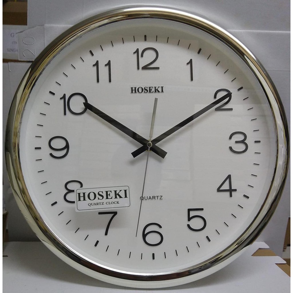 Jam Dinding Minimalis Elegan / Wall Clock Hoseki H-9326