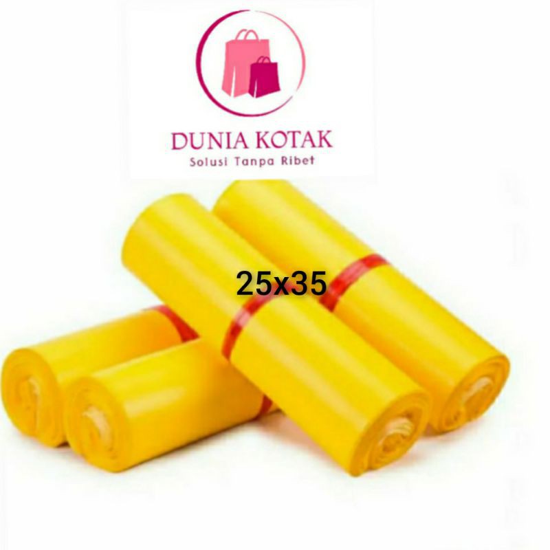 

Plastik Polymailer Kuning 25x35