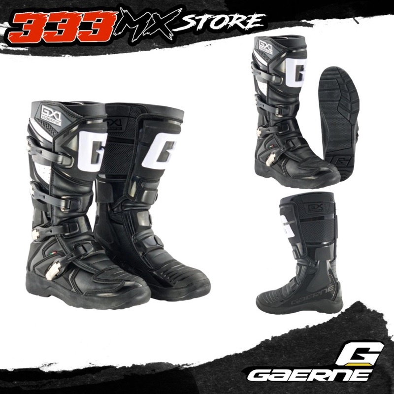 SEPATU CROSS GAERNE GX1 BLACK BOOTS GAERNE GX 1 BLACK ORIGINAL
