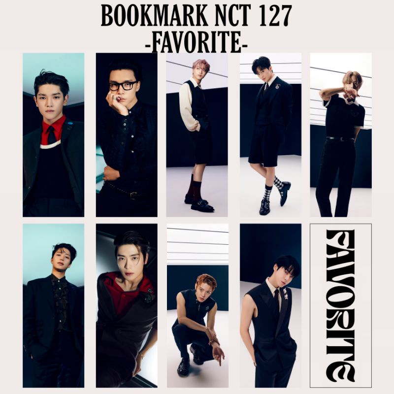 PHOTOSTRIP BOOKMARK NCT 127 FAVORITE - CLASSIC CATHARSIS VER [FANKIT]