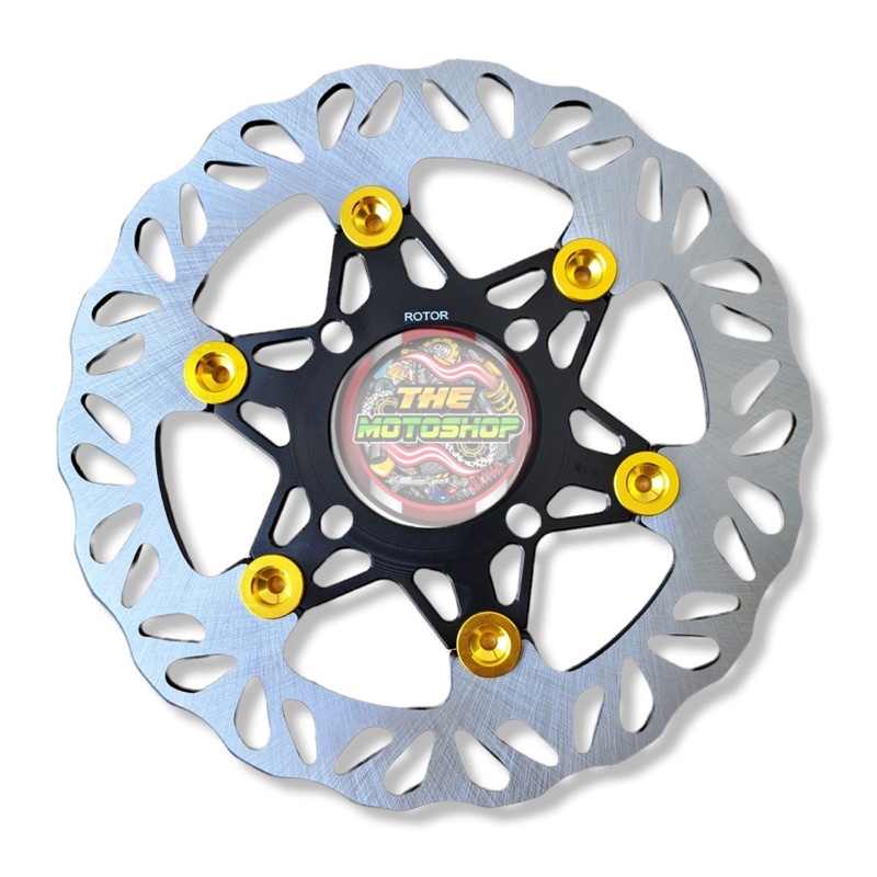 Piringan Cakram Disc Depan ROTOR N166 Floting CNC 220mm Lubang 4 Front Disc Break Mio Beat Vario Jupiter Z MX Nouvo Scoopy Click Vario125 150