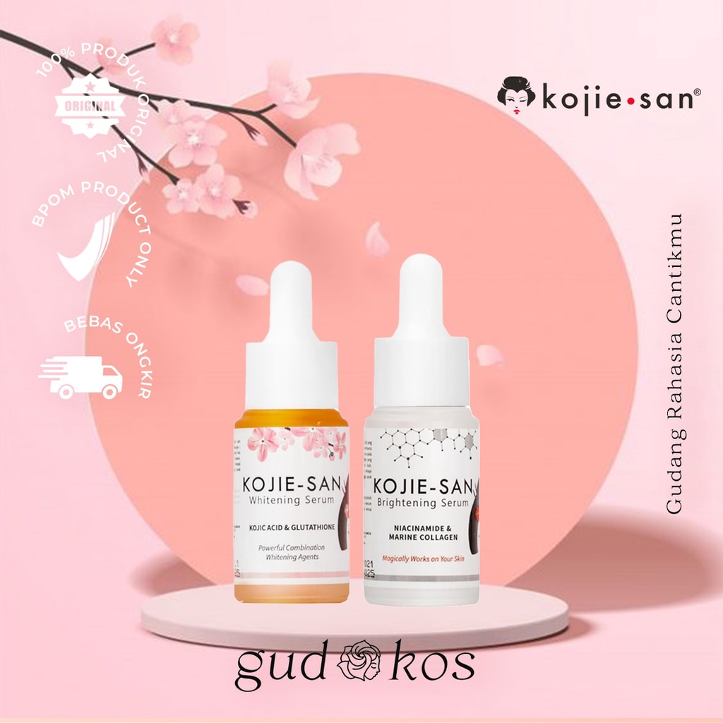 [NEW] Kojie San Brightening &amp; Whitening Serum 20 ML / Pemutih Pencerah Wajah