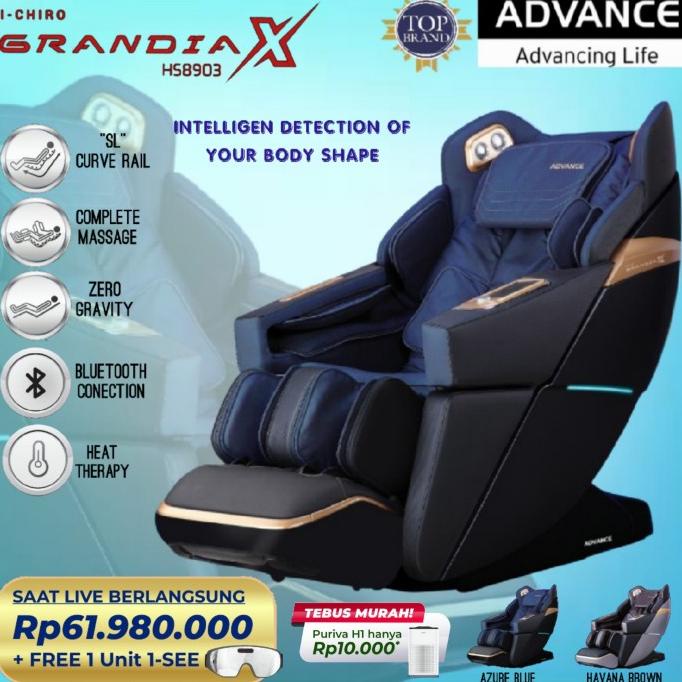 kursi pijat advance grandia x massage chair alat pijat punggung murah
