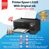 Printer Epson L3250 Black L3256 White  Pengganti L3150 All in One Printer Wireless Print Scan Copy Multifungsi WiFi pakai tabung