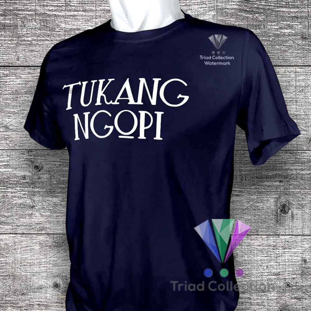 Kaos Distro Kopi TUKANG NGOPI  Baju Tshirt Pecinta Coffe 