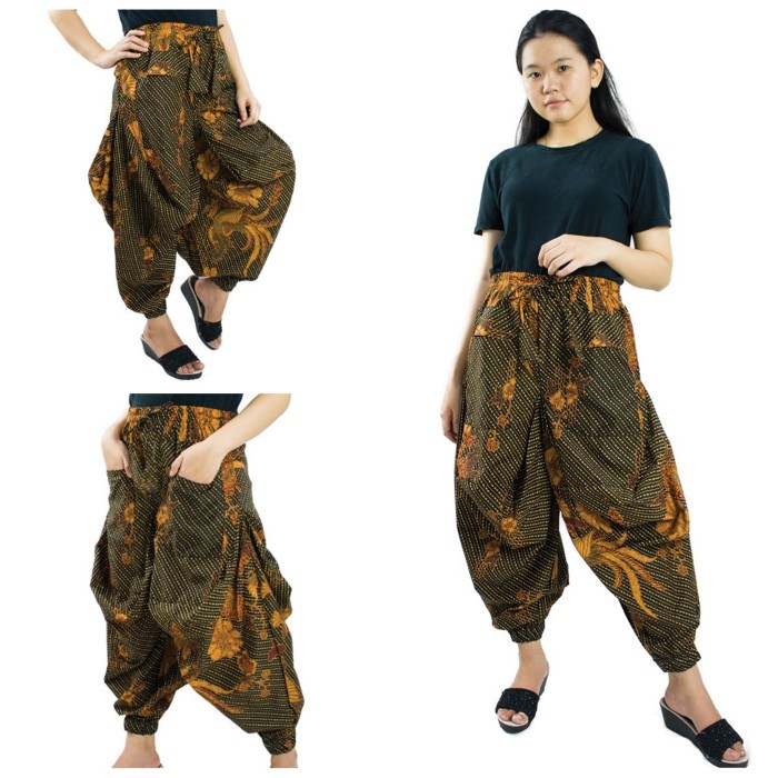 SB Collection Celana Panjang Alifia Longpants Aladin Joger Batik Wanita