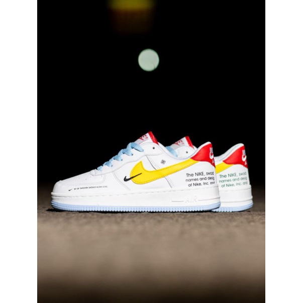 Nike force 1 starfish white multicolor