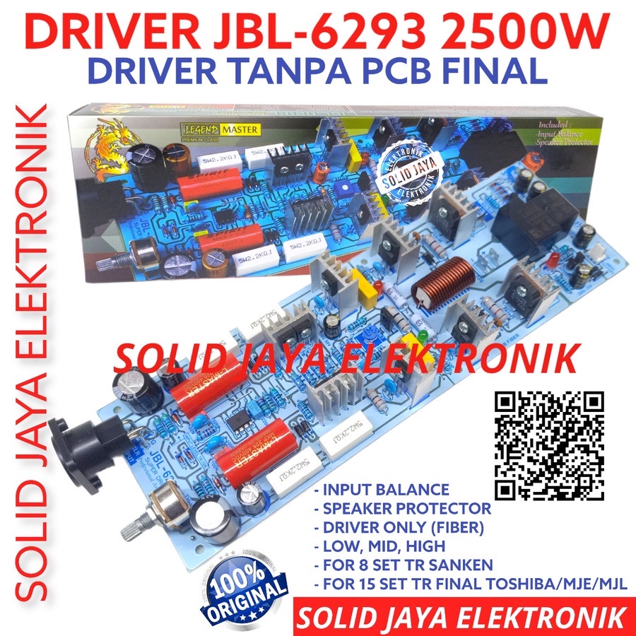 KIT DRIVER JBL 6293 JBL6293 JBL-6293 DRIVER UP TO 2500W SUPER DRIVER LEGEND MASTER TANPA PCB FINAL PCB FIBER KIT DRIVER PROFESIONAL AUDIO SOUND SYSTEM AMPLIFIER AMPLI ASLI ORI ORIGINAL LEGEND MASTER