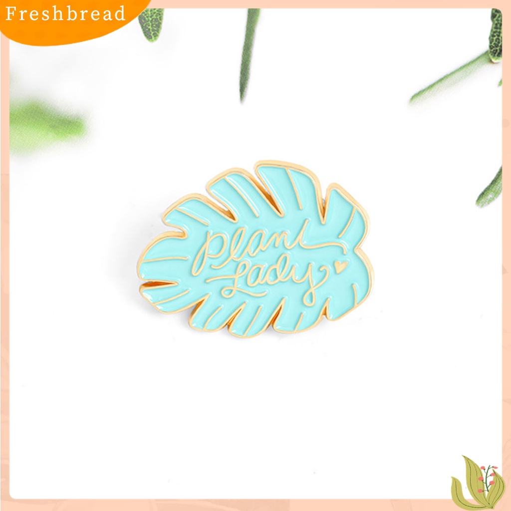 Terlaris Cartoon Enamel Pin Leaf Brooch Shirt Lapel Badge Clothes Accessory Jewelry Gift