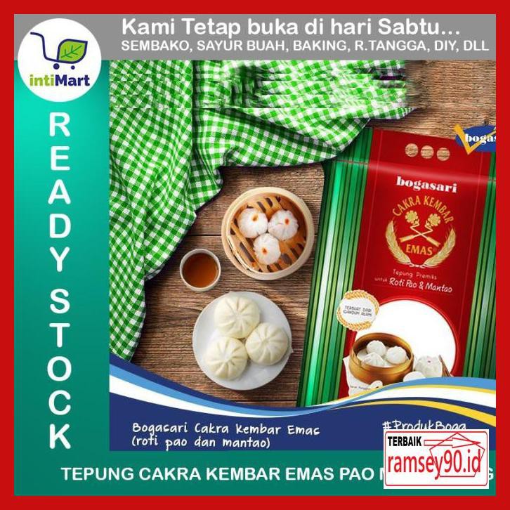 

Rytdhy- Tepung Terigu Cakra Kembar Emas Premium Roti Pao Mantao 5Kg 7Utu7T-