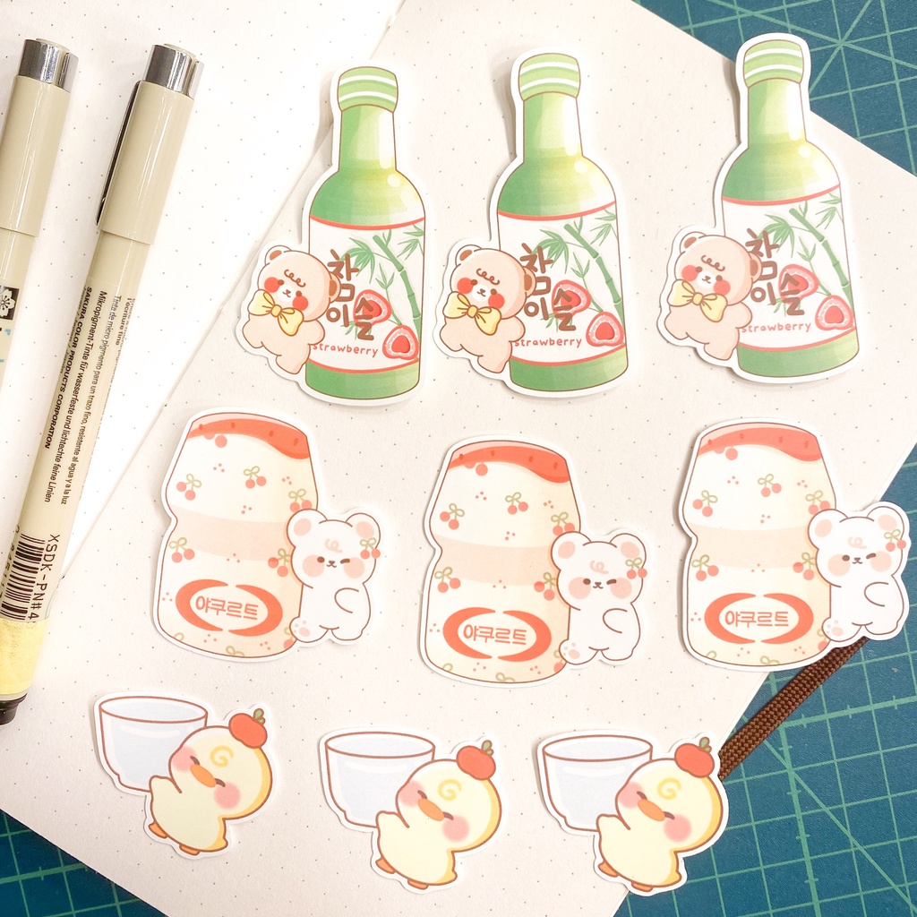 

creamiboba - stiker minuman lucu