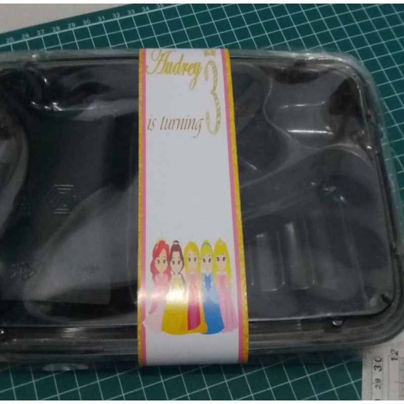 

label bento custom size 6cm x 27 cm
