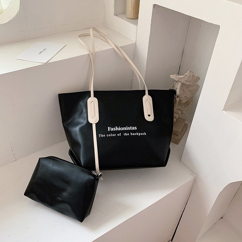 (2PC BISA IKG)GTBI998876023  New arrival  !!! Tas Tote Bag  Wanita Import Premium +Wallet