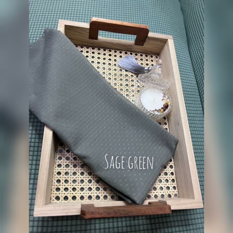 Jamila series SAGE GREEN | hijab jilbab kerudung segi empat| Chiffon DS Motif | polos