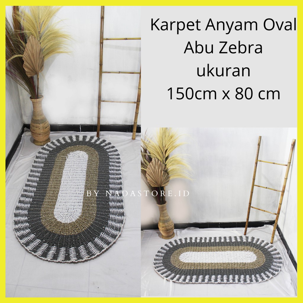 RUG KARPET SEAGRASS OVAL NEW ARRIVAL