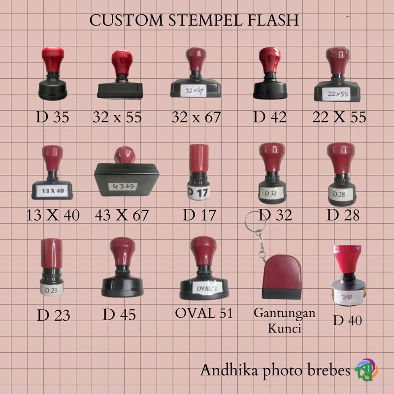 

Stempel flash custom dengan tinta dan free desain (2)