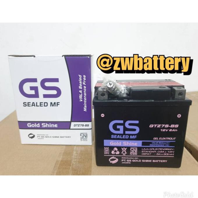 Aki Motor Satria FU 150R,Sonic 150 GS GTZ7S Aki Kering