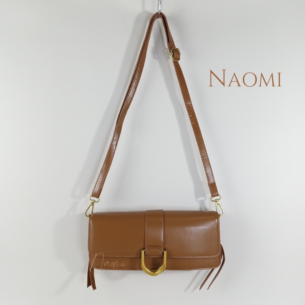 NAOMI - Aurora Sling Bag Import - Long Strap Bag - Tas Wanita Kulit - handbag Premium Slempang - handbag pesta party Tas Hangout - Tas Wanita