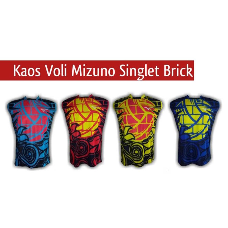 Kaos voli singlet Mizuno