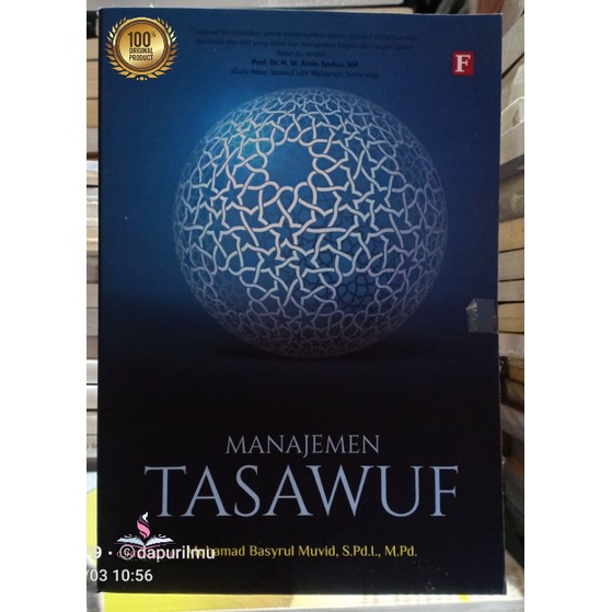 Buku  Manajemen Tasawuf ( MANAJEMEN TASAWUF )- Basyrul Muvid