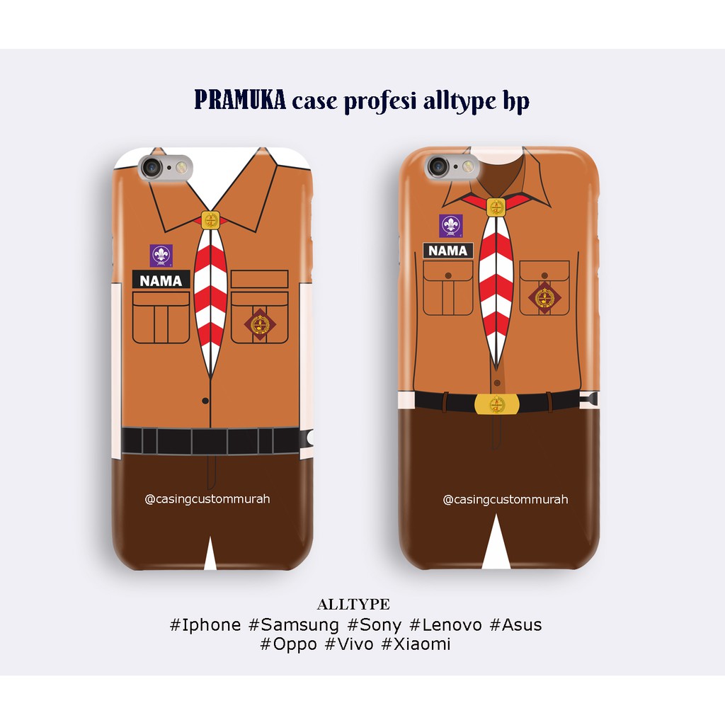 PRAMUKA Case Custom Profesi Alltype Hp Shopee Indonesia