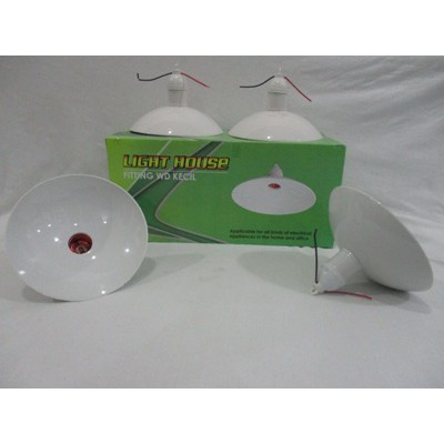 Light House Fitting Fiting WD Mini Putih/Fiting Gantung Kap WD Kecil