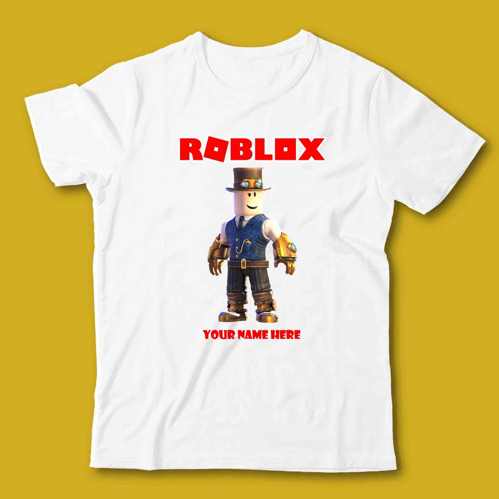 Baju Anak Laki Perempuan ROBLOX 4 | COTTON PREMIUM OR SPANDEX | FREE CUSTOM NAMA